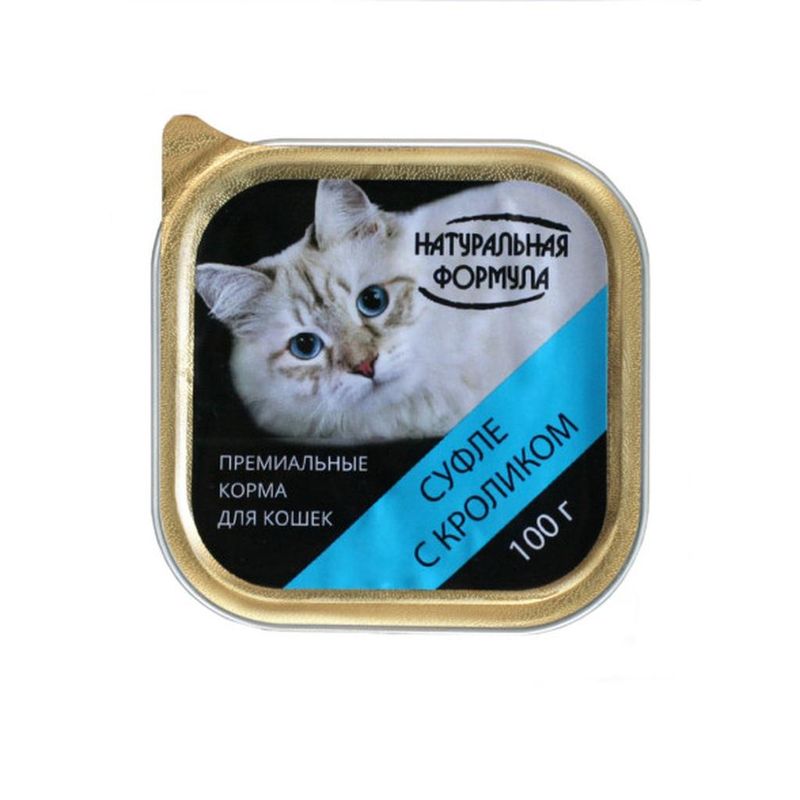 Суфле для кошек кролик 100 гр