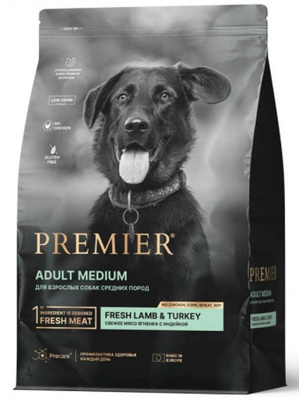 Adult Medium Lambr&Turkey 1 кг