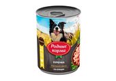 Консервированный корм для собак "Курочка по-елецки" 970 гр