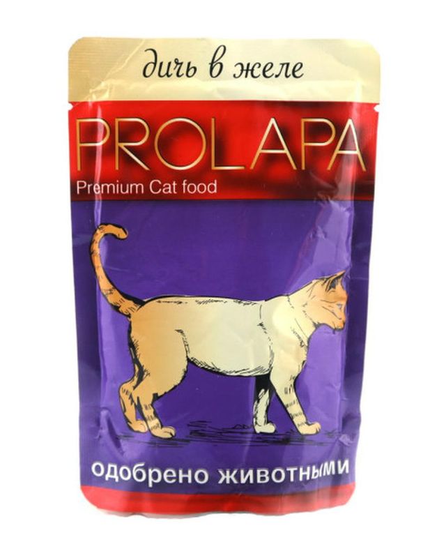 Нежные мясные кусочки для кошек 100 гр, пауч говядина в соусе