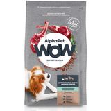 WOW, Сухой корм для взрослых собак мелких пород с чувствительным пищеварением с ягненком и бурым рисом 900 гр