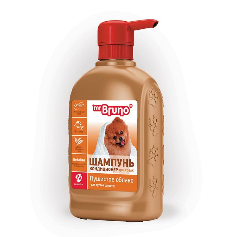 Шампунь-кондиционер "Пушистое облако" для густой и сильно загрязненной шерсти 350 мл