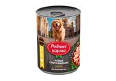 Консервированный корм для собак "Птица с потрошками в желе по-московски" 970 гр