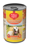 Консервированный корм для собак "Мясное ассорти в желе по-боярски", банка 410 гр