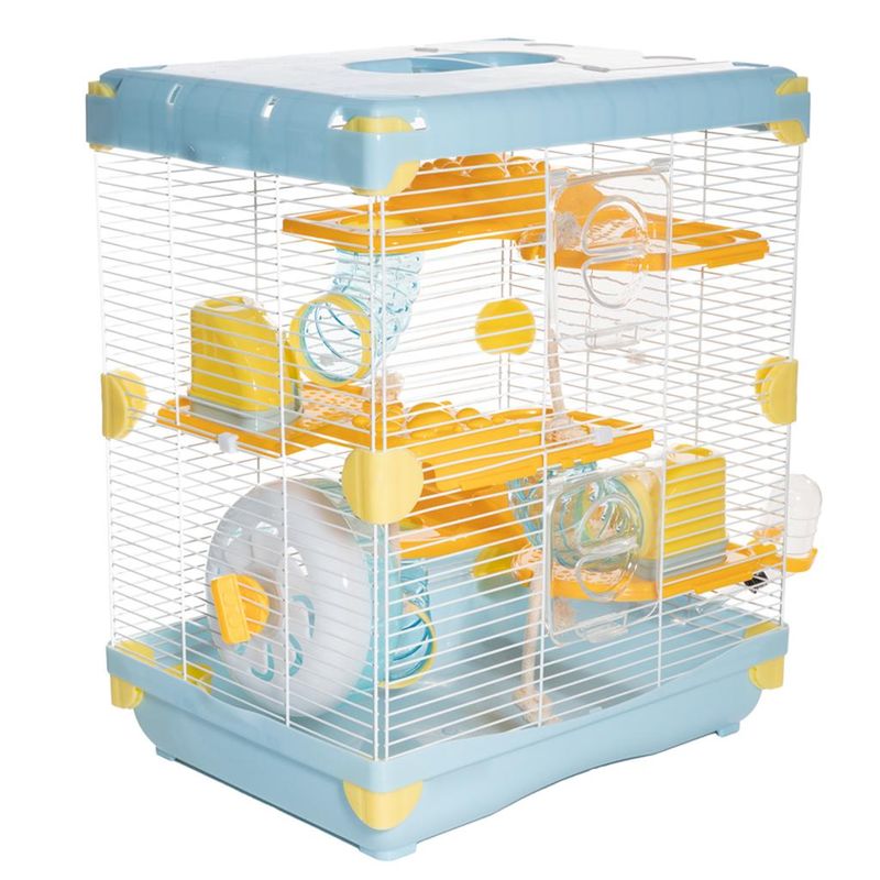 Клетка для мелких животных "Парк приключений", эмаль 36 х 27 х 42,5 см