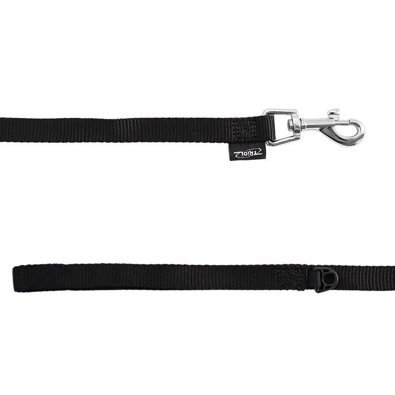 Поводок нейлоновый для собак "Стандарт", черный S