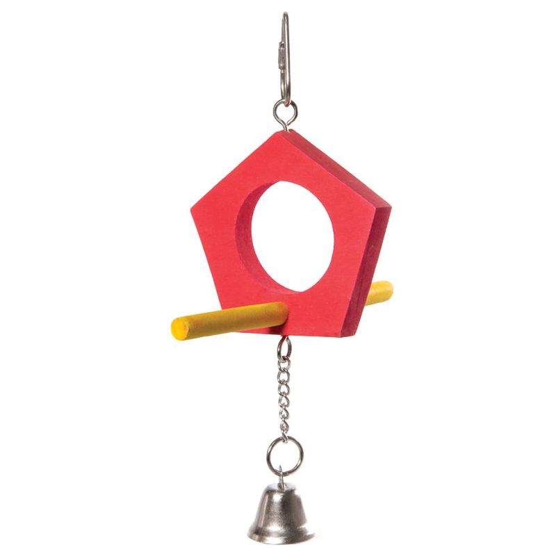 Игрушка для птиц "Качели-домик" 175/205*125 мм
