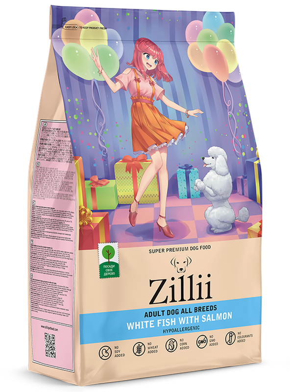 Adult Dog All Breed White Fish with Salmon 800 гр