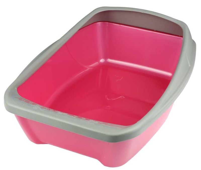 Туалет для кошек "ЕВРО" глубокий с бортиком