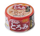 CIAO Toromi, Влажный корм для кошек Куриное филе с тунцом Магуро и кацуобуси в бульоне, банка 80 гр