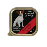 Корм д/собак бычье сердце в желе 100 гр