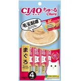 Ciao Churu Лакомство д/кошек Пюре Тунец Магуро Для вывода шерсти из ЖКТ 4шт/56 гр