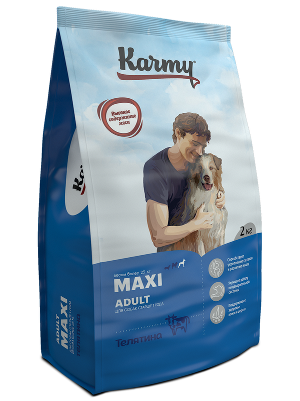 KARMY MAXI ADULT with Veal 14 кг