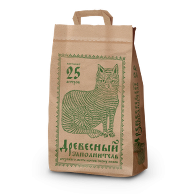 Профессиональный древесный наполнитель 25 л