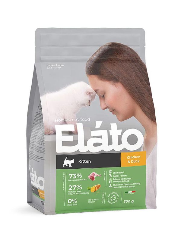 Elato Holistic Kitten Chicken & Duck 300 гр