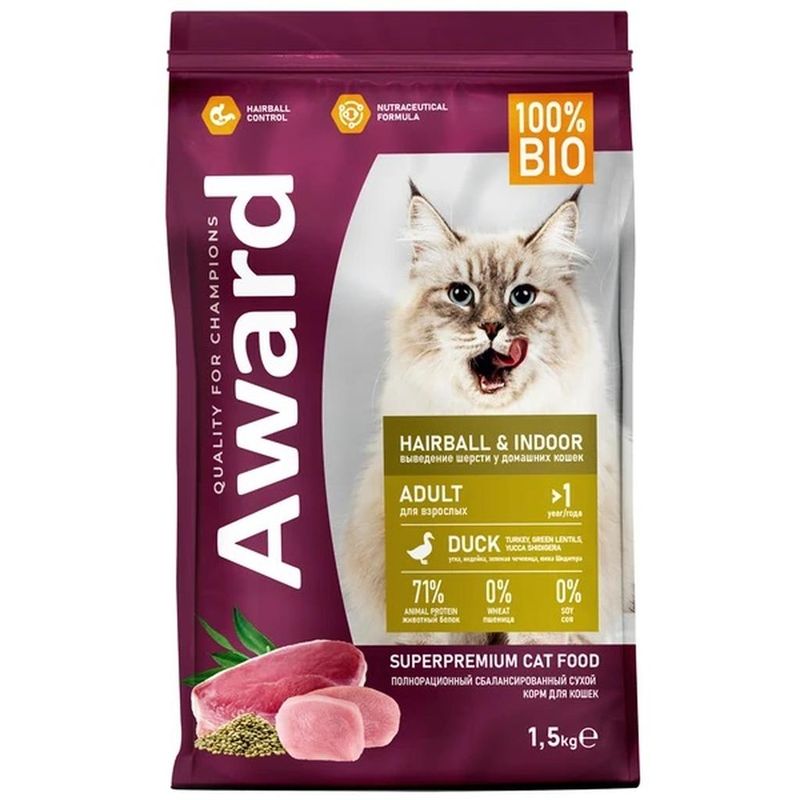 Hairball & Indoor 1,5 кг