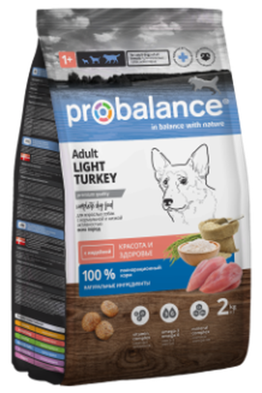 ProBalance Adult Light Beef корм сухой д/взрос. соб. всех пород 2 кг