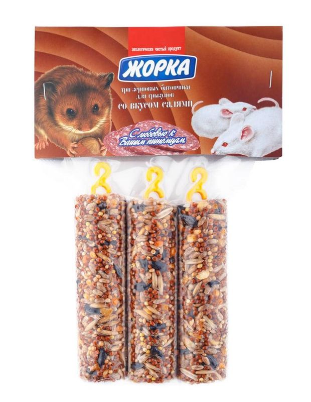 Медовые батончики для грызунов, 3 шт (150 гр) Сыр