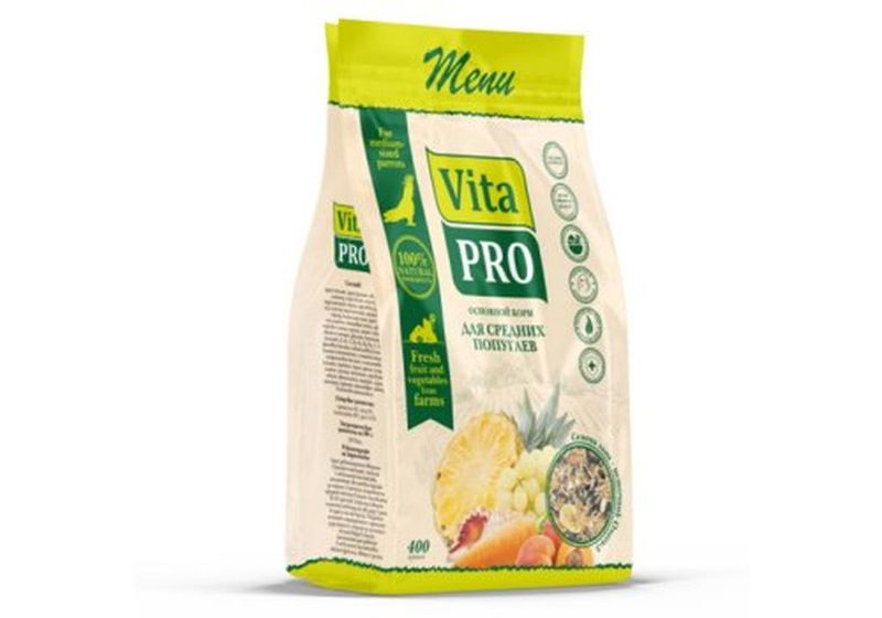 Основной корм д/средних попугаев 400 гр