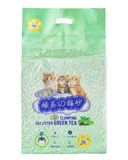 Соевый комкующийся наполнитель с ароматом зеленого чая 10 л