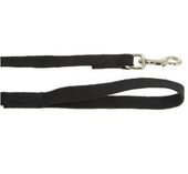 Поводок брезентовый прошитый со стальным карабином 25 мм, длина 1,5 м