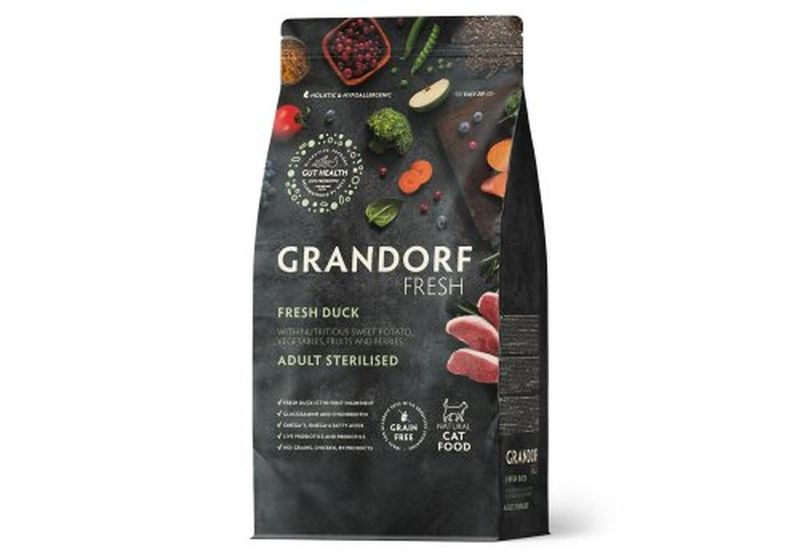 Cat STERILISED Duck&Sweet Potato 400 гр