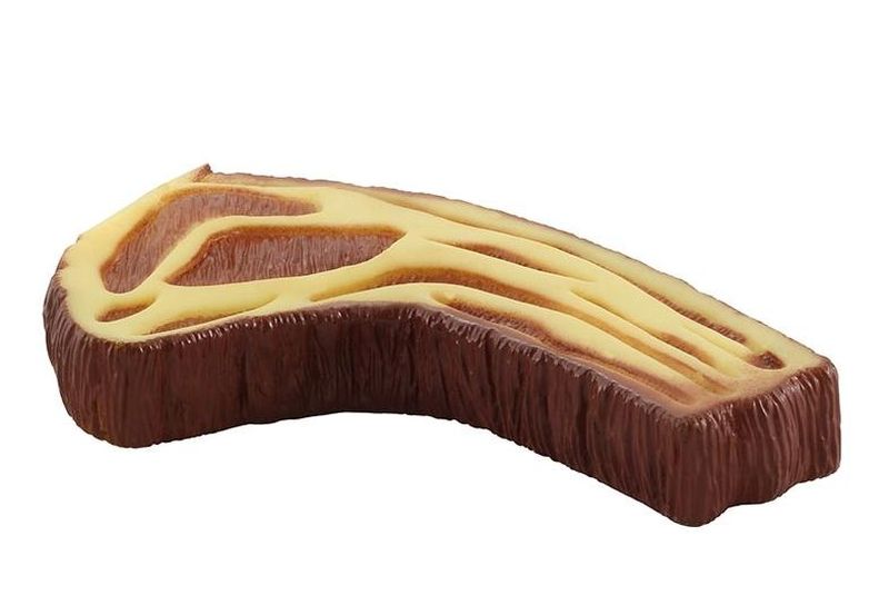 Игрушка для собак "Стейк", винил 23 х 13 х 3 см